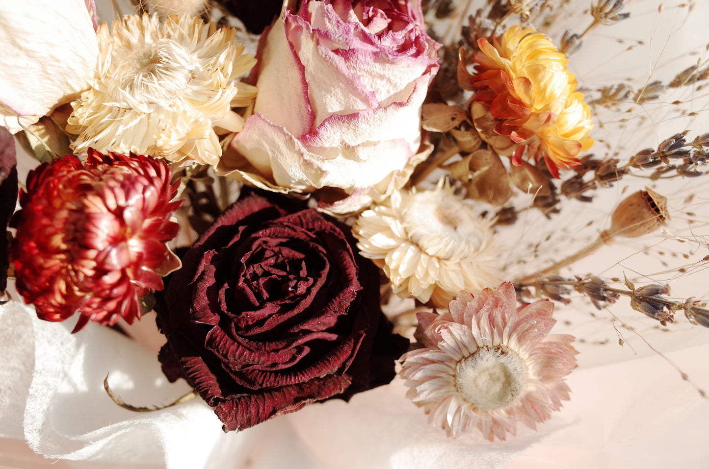 Classical Dry Flowers Bouquet (Made-to-order)