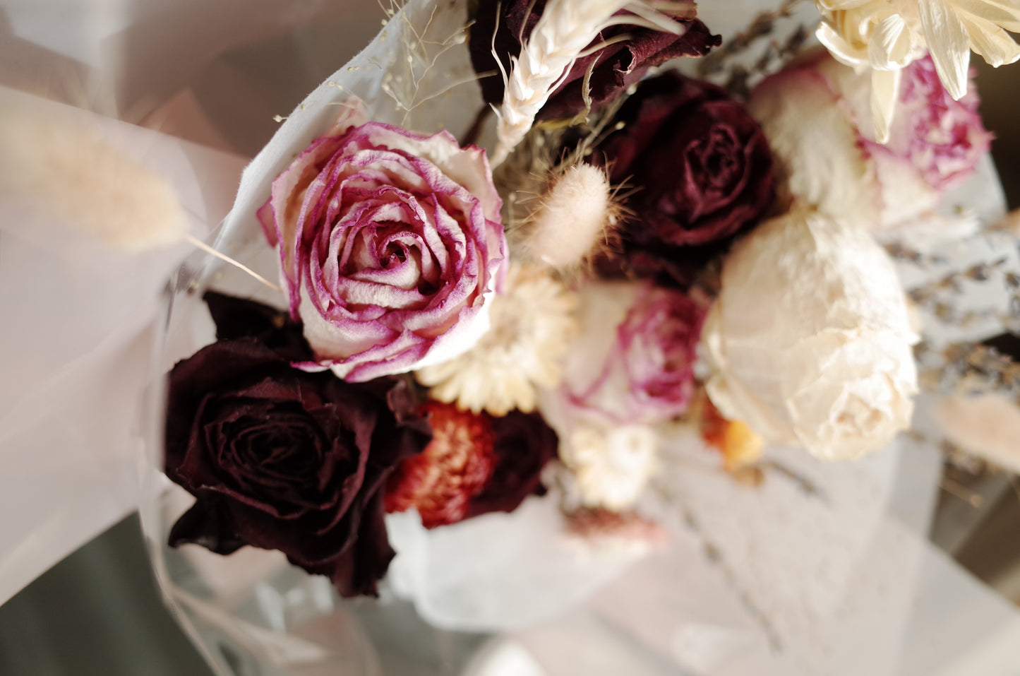 Classical Dry Flowers Bouquet (Made-to-order)