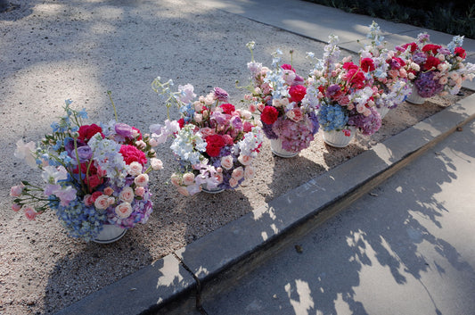 Custom Fresh Flower Center Piece