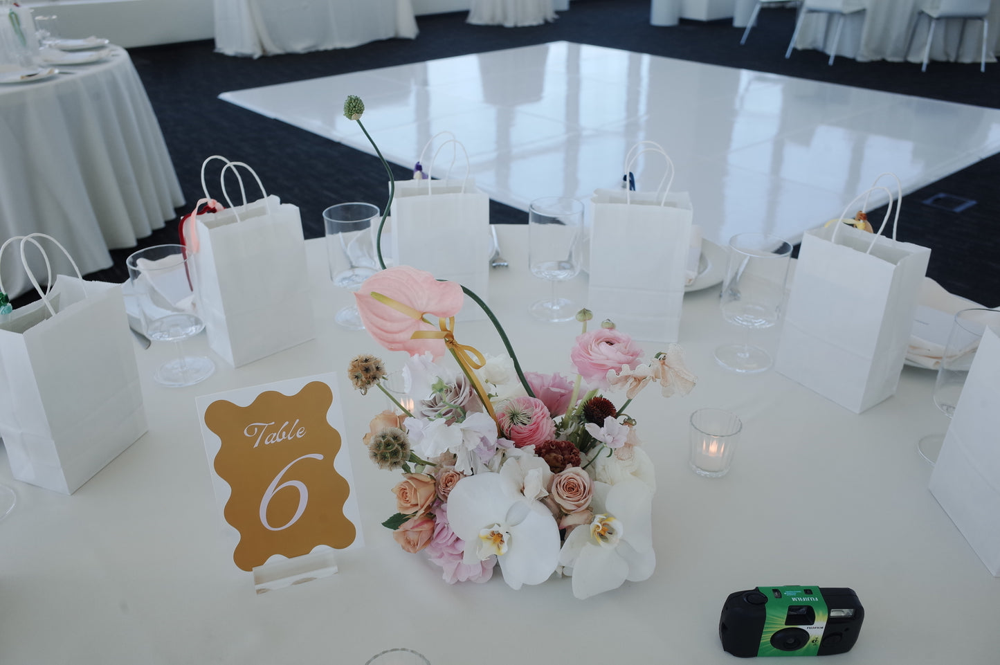Custom table flowers centerpiece (without vase)